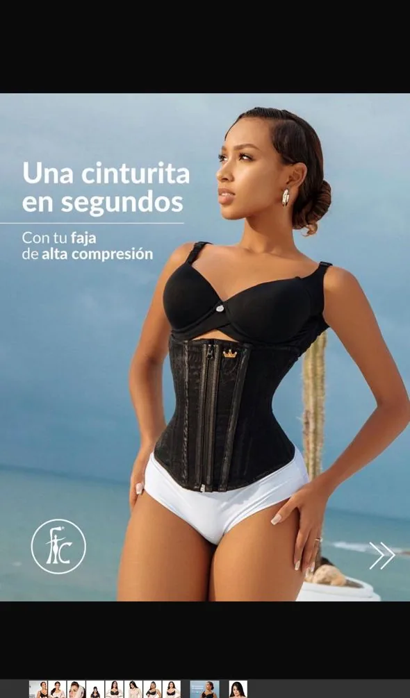 Faja cinturilla de alta compresión